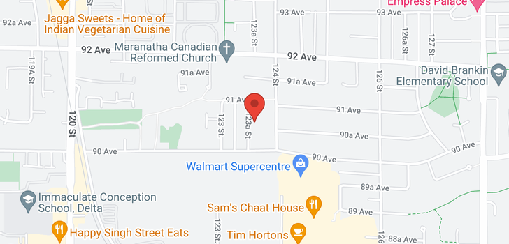 map of 9054 123A STREET